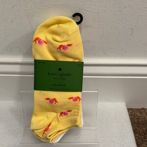Kate Spade socks set of 3 snails low cut one size NWT